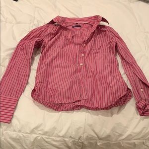 Long sleeve button down.